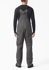 Mens Temp iQ Dickies 365 Tech Duck Bib Overalls Work Grey Trousers